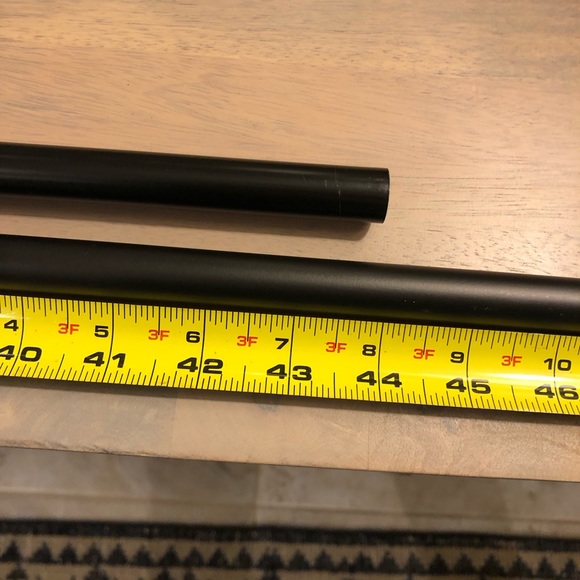 Pottery Barn Curtain Rod & Wall Bracket Antique Bronze Rod 0.75”D length 44”-68” - Picture 9 of 9